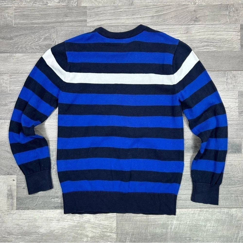 Children's Place Boys Blue Striped Sweater M